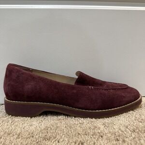 Cole Haan Burgundy Suede Loafers